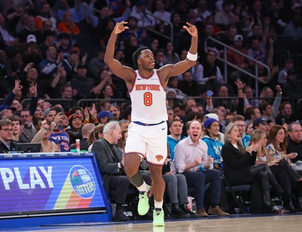 OG Anunoby has stepped up his defense for the Knicks.