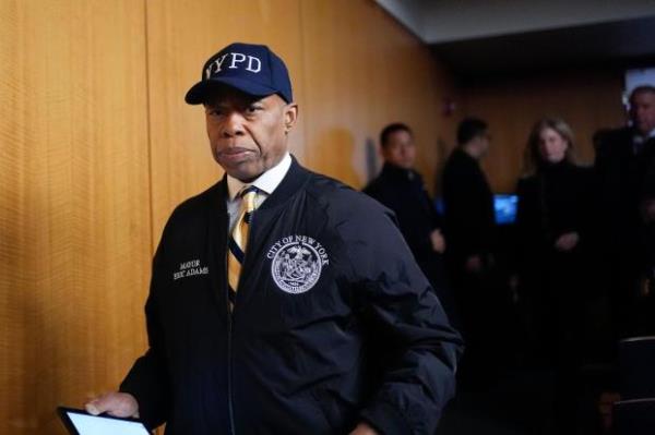 New York City mayor Eric Adams